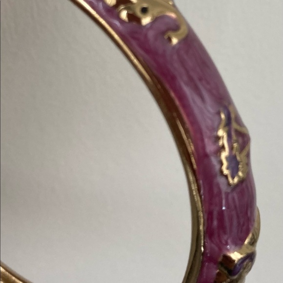 Pair of enamel bangles - Picture 3 of 10